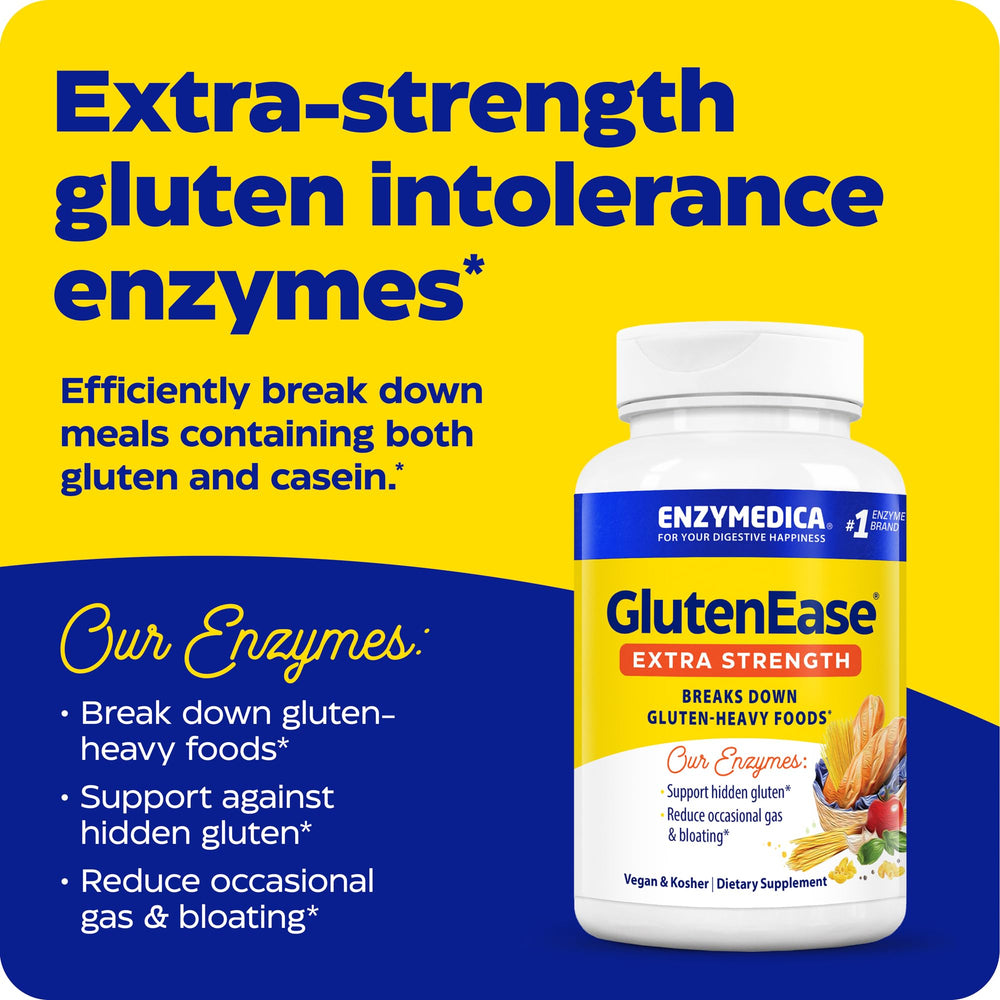 Enzymedica GlutenEase Extra Strength 60 Capsules