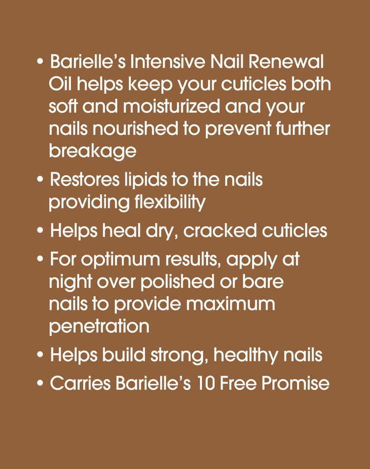 Barielle Intensive Nail Renewal Oil, 0.5-Ounces