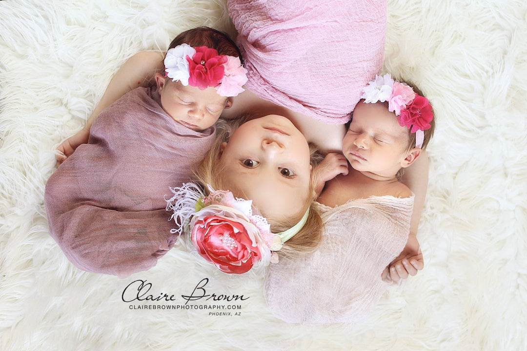 Cheesecloth Wrap, 36x72 (Before Dying), Grade 50 Cheesecloth, Newborn Baby Layer Photography Prop (Set of 3 - Tea + Antique Pink + Antique Purple)