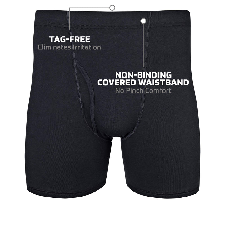 Gildan Men&#39;s Underwear Covered Waistband Boxer 