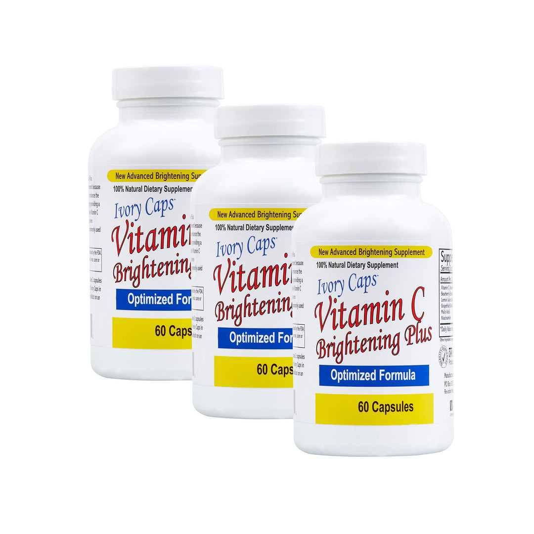 3 Pack - Maximum Strength Vitamin C Brightening Plus 60 Caps