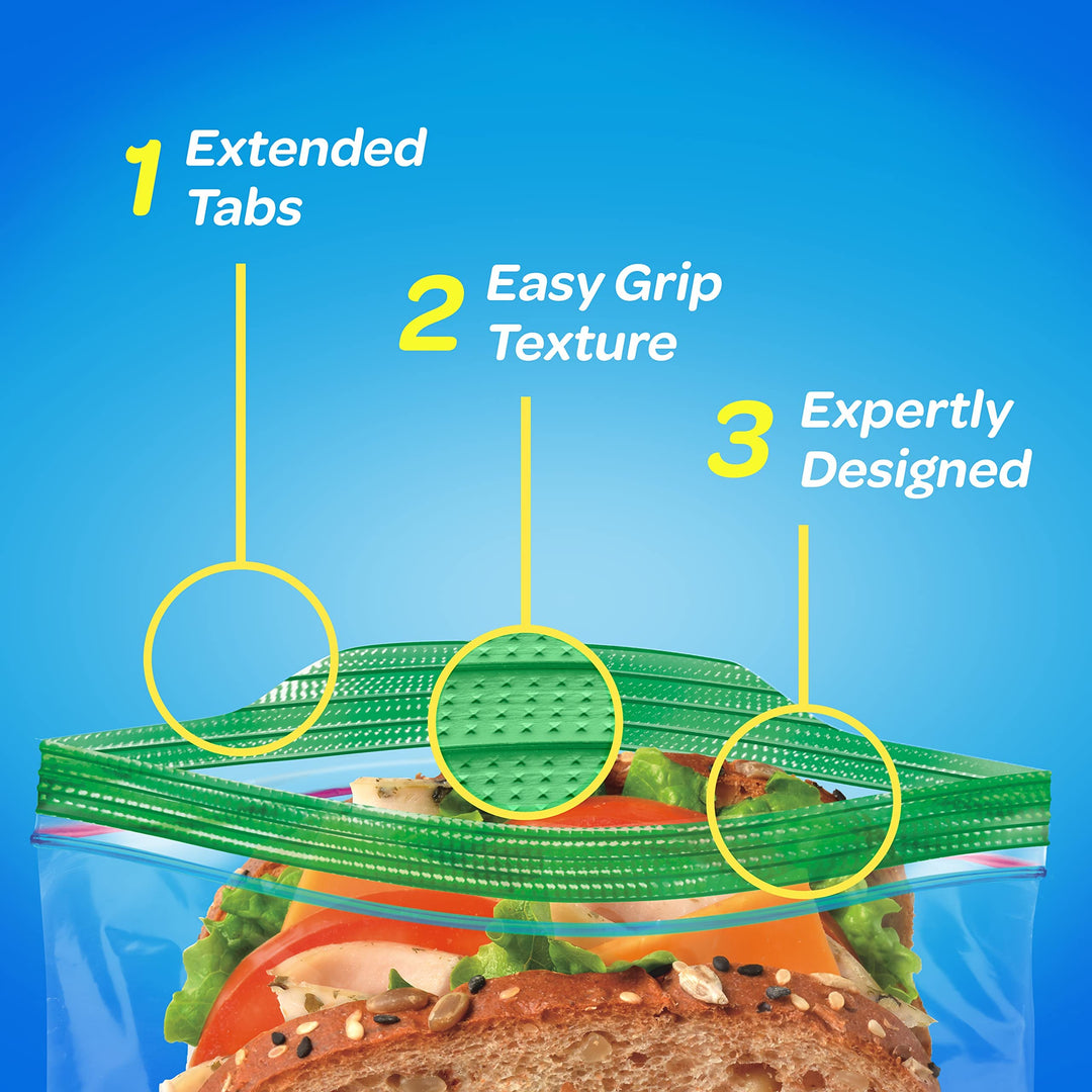 Ziploc Sandwich Bags, 145-Count