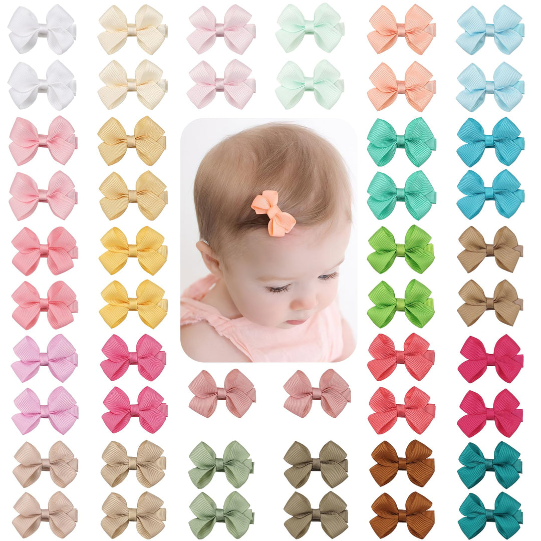 2 Colors Girls Mix Color Diamante Big Fashion Hair Bow Alligator Clips Dance Party School Accessory With Led Light Glow in Dark