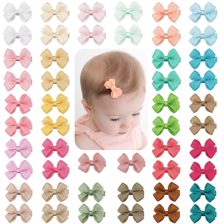 2 Colors Girls Mix Color Diamante Big Fashion Hair Bow Alligator Clips Dance Party School Accessory With Led Light Glow in Dark