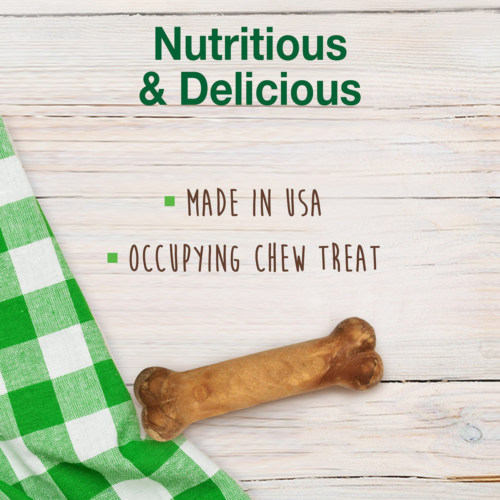 Healthy Edibles Natural Dog Chews Long Lasting Chew Treats for Dogs, Roast Beef Flavor, X-Small/Petite (8 Count)