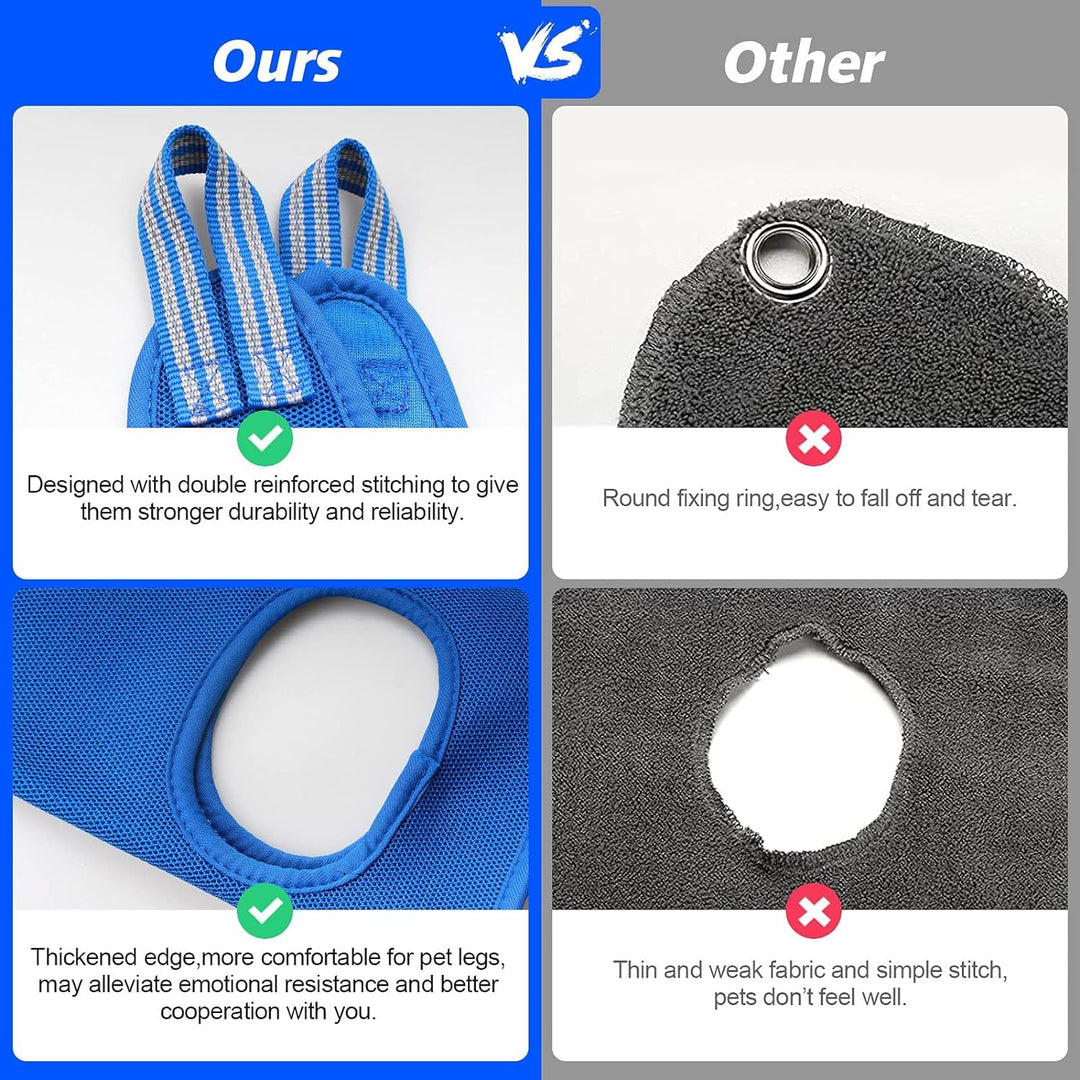 Pet Grooming Hammock with Nail Clippers/Nail Trimmers/Grooming Scissors, Dog Grooming Harness for Nail Trimming, Pet Grooming Sling Helper