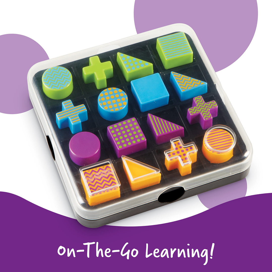 Mental Blox Go! 30 Games and Puzzles, Ages 5+ Educational Travel Games for Kids, Brain Teaser Games and Puzzles, STEM Games, 3-D Puzzles, Critical Thinking for Kids