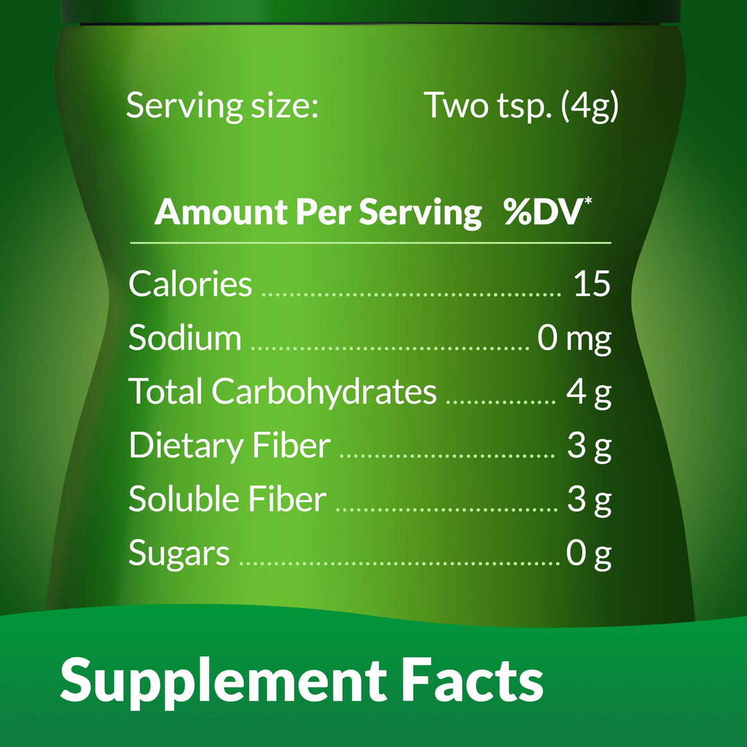 Benefiber Daily Prebiotic Dietary Fiber Supplement Powd