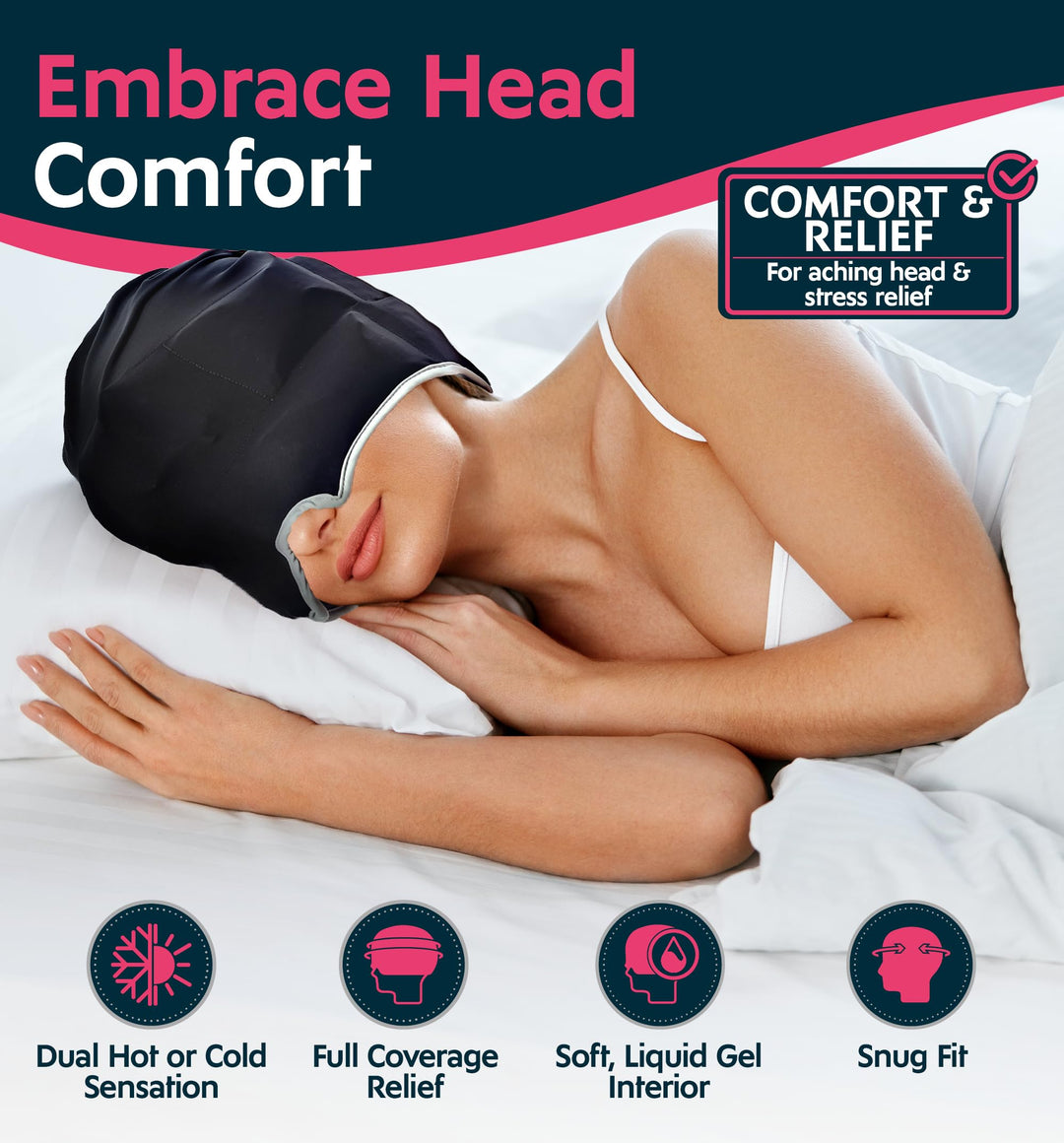 Magic Gel Migraine Ice Head Wrap | Real Migraine &a