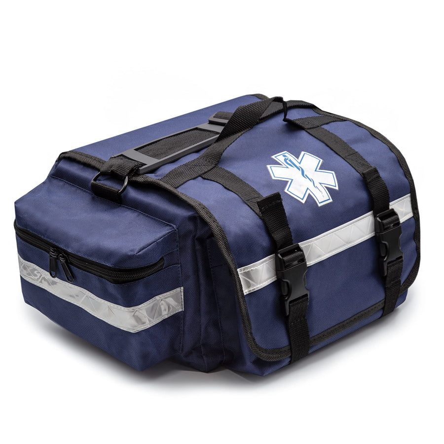 PrimaCare KB-RO74-B First Responder Bag for Trauma, 17 x 9 x 7, Blue