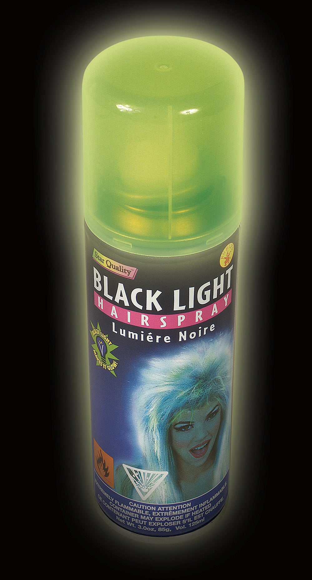 Costume Co Black Lite Hair Spray Costume