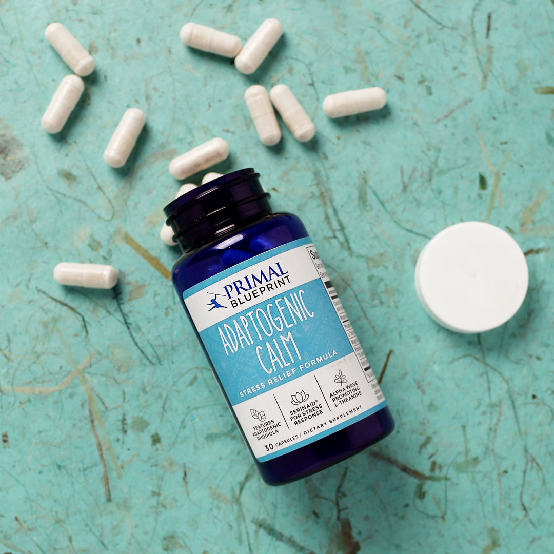 Adaptogenic Calm, Plant-Based Adaptogen Dietary Supplement, 30 Count