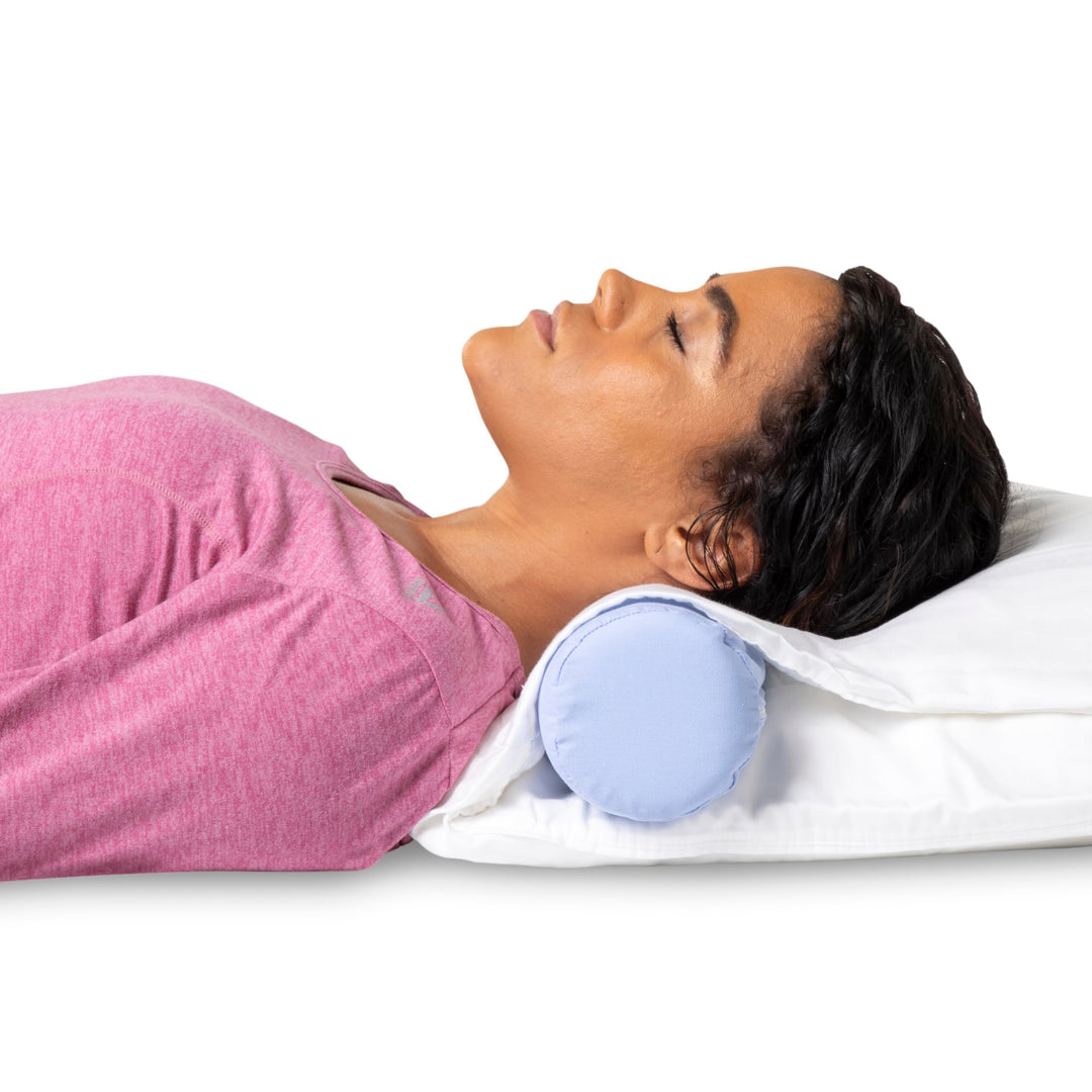 The Original McKenzie Cervical Roll, 20 Neck Support Pillow to Relieve Neck and Back Pain - Round Pillow for Improved Sleeping Support and Cervical Pain Relief - Made in The USA
