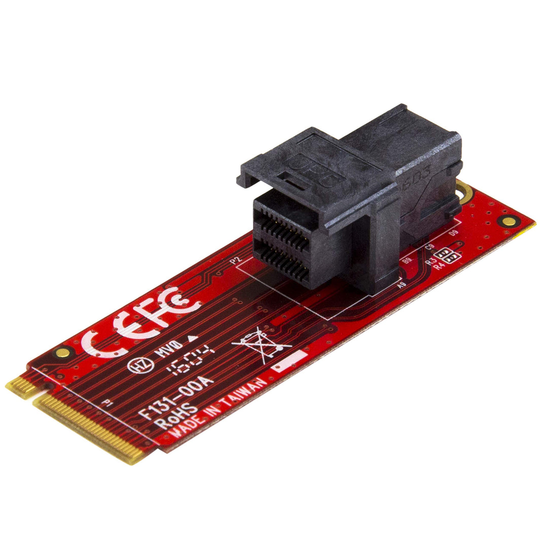 U.2 to M.2 Adapter - for 1 x U.2 PCIe NVMe SSD - M.2 PCIe x4 Host Interface - U.2 SSD - M.2 PCIe Adapter - U.2 Drive (M2E4SFF8643)