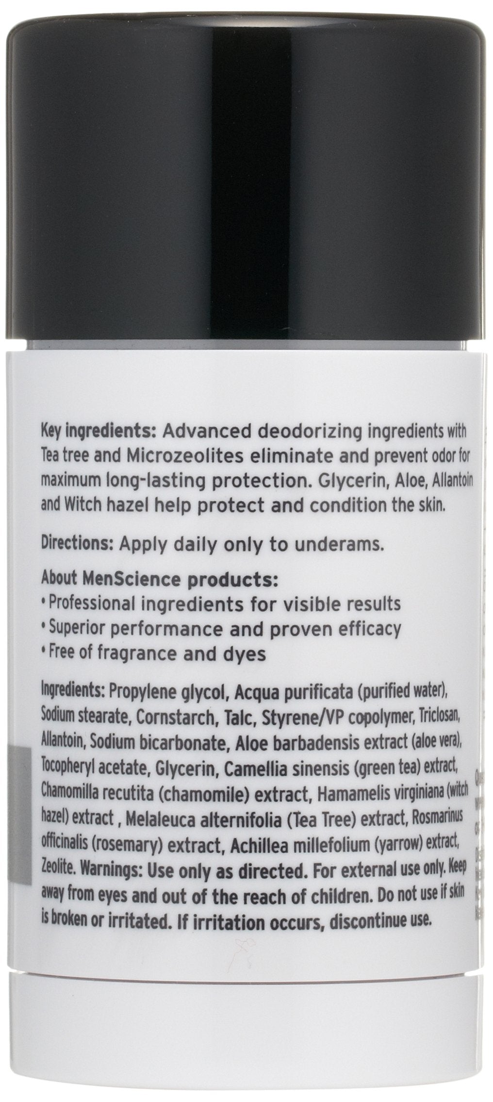 Menscience Androceuticals Advanced Deodorant - 2.6 Oz.
