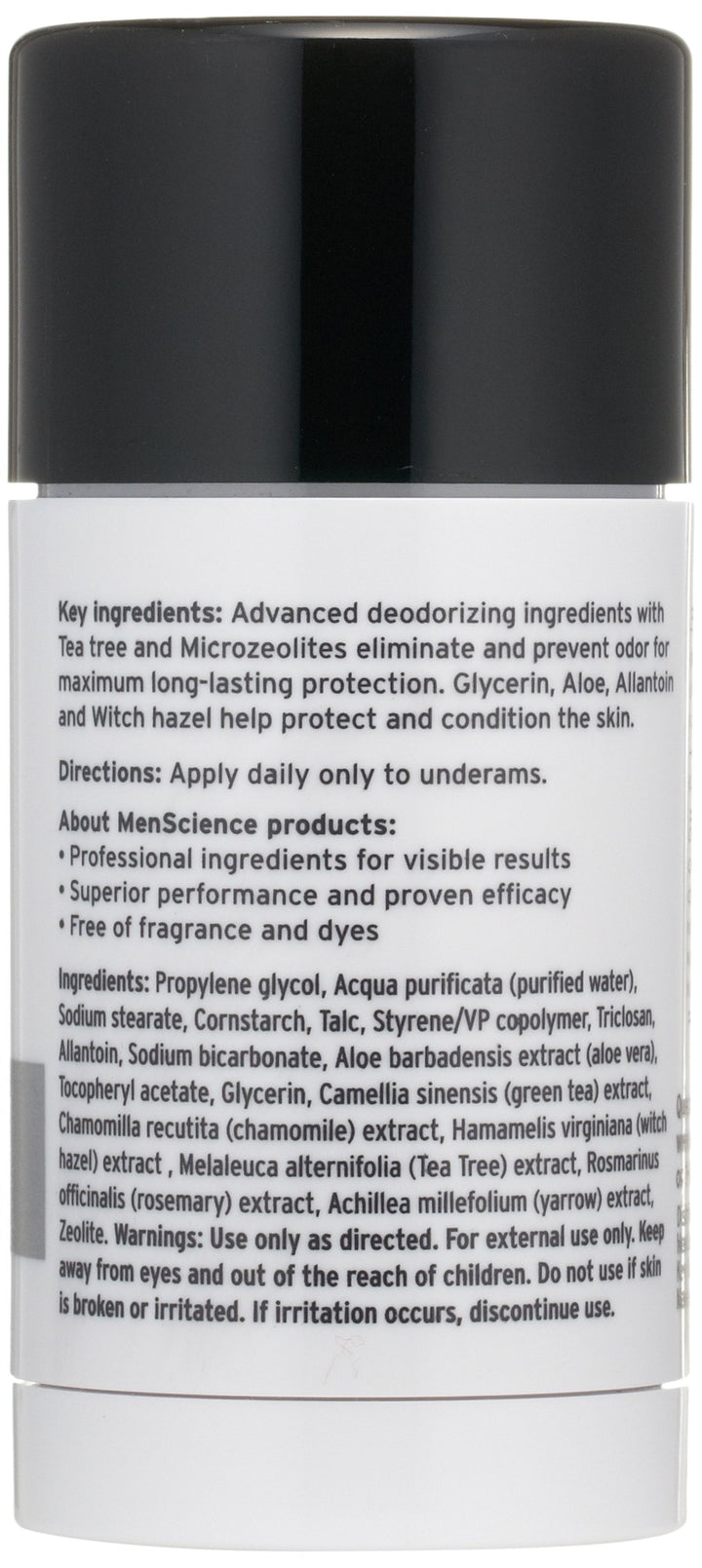 Menscience Androceuticals Advanced Deodorant - 2.6 Oz.