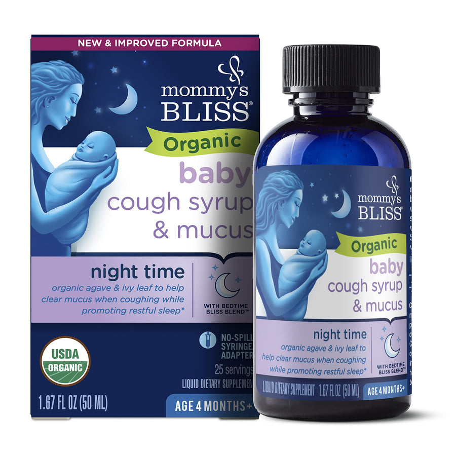 Mommys bliss Organic Baby Cough Syrup & Mucus Relie