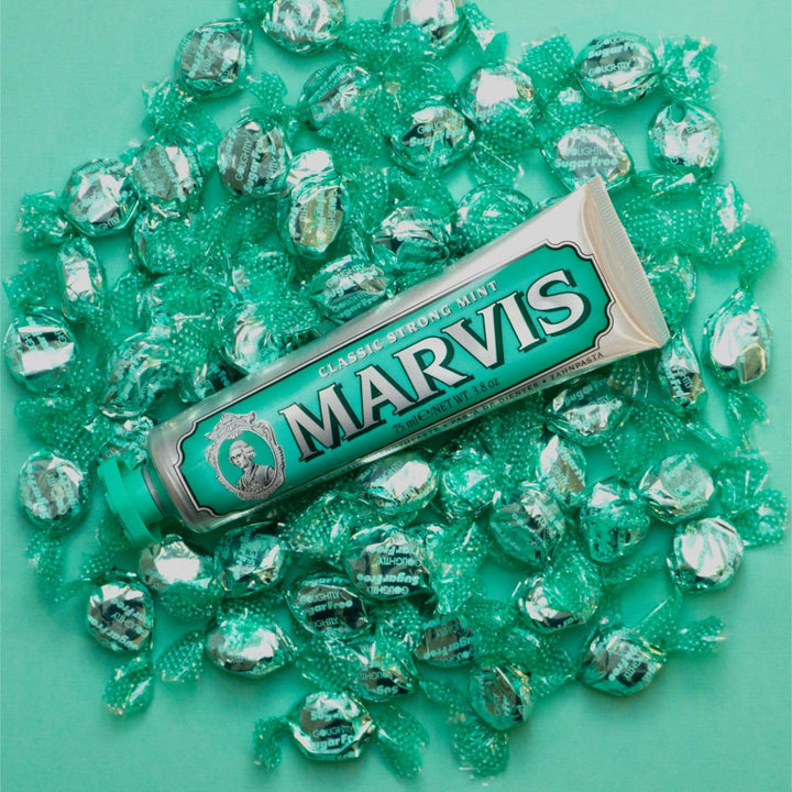 Marvis Classic Strong Mint Toothpaste, 3.8 oz (Pack of 