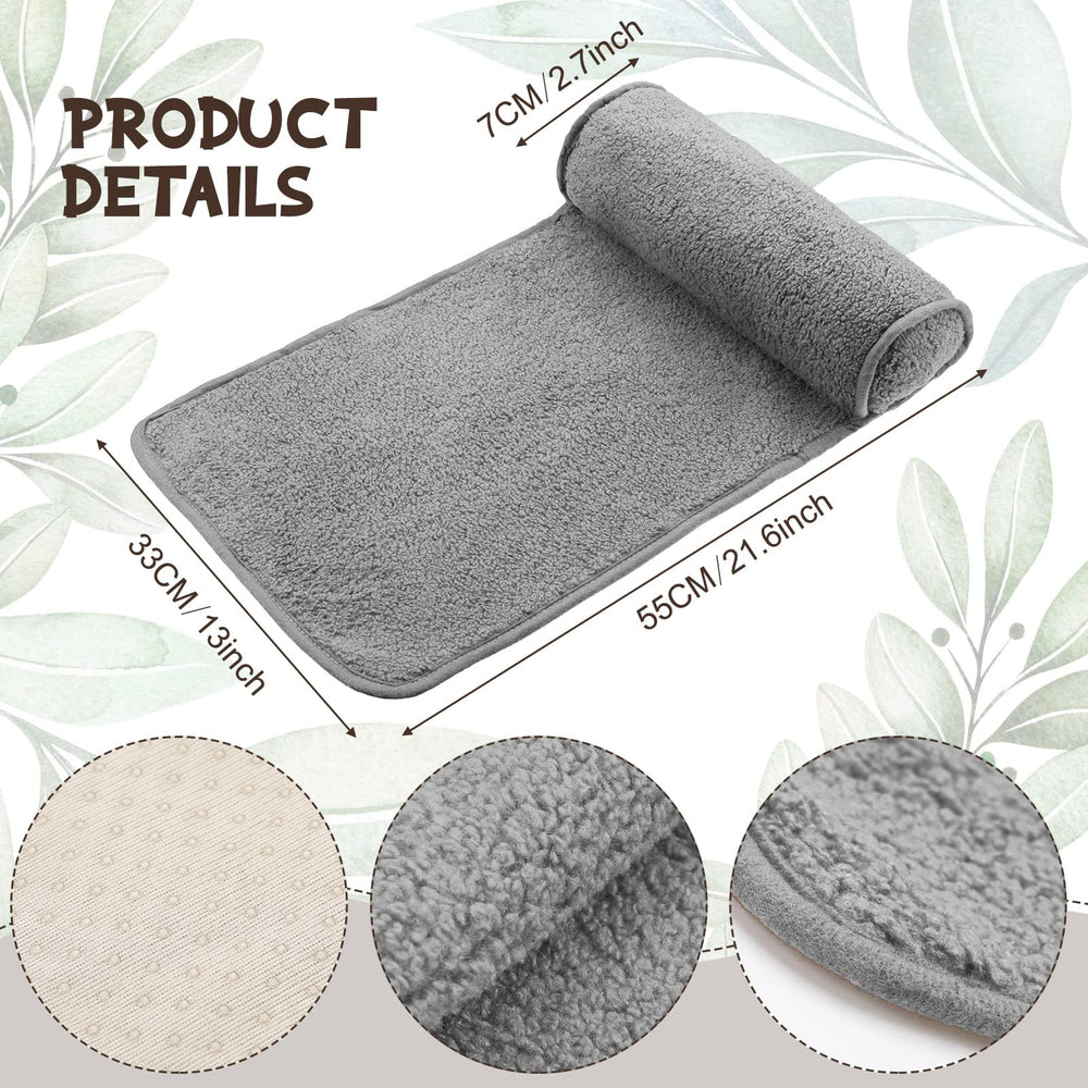 Neck Pillow for Recliner Head Pillow Adjustable Plush Pillow Neck Roll Non Slip Fleece Couch Neck Head Support Pillow for Travel Home Recliner Sofa Armchair(Gray)