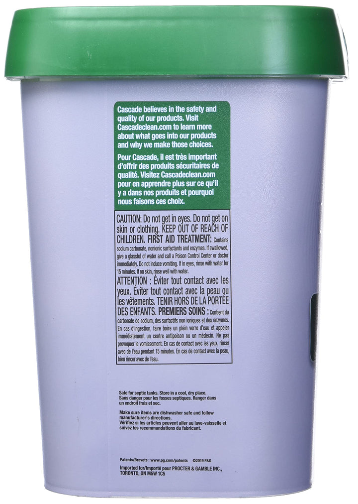 Cascade Platinum Dishwasher Detergent Powder 92 Fresh Scent ActionPacs Net Wt 51.2 Ounce