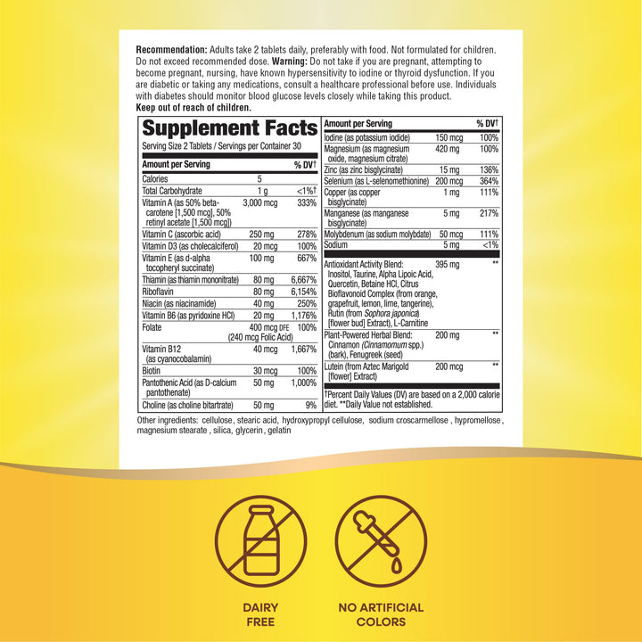 Nature&#39;s Way Completia Diabetic Multivitamin, P