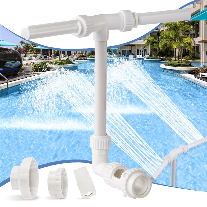 Swimming Pool Waterfall Fountain Spray - 2 Fountain Hea