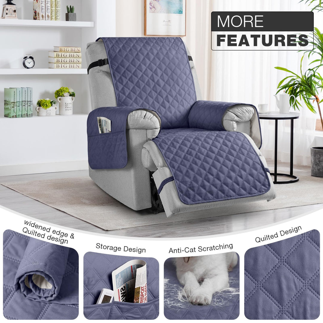 TAOCOCO Non-Slip Recliner Chair Cover Sofa Slipcover, P