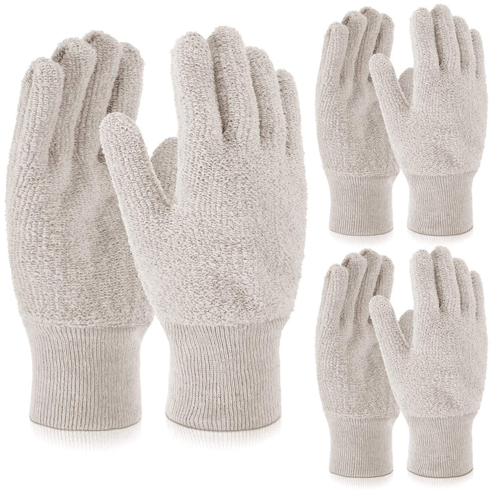 3 Pairs Silver Polishing Cleaning Gloves Jewelry Polishing Gloves Anti-Tarnish Removal Gloves for Jewelry, Gold, Brass, Copper, Blinds, Debris, Ring, Stainless, Metal