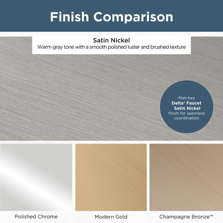 P29519K-SN-B Pierce Kitchen or Furniture Cabinet Hardware Drawer Handle Pull, 3 (76mm), Satin Nickel, 10 Count