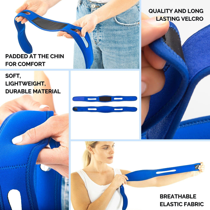 Double Chin Reducer Face Lifting Band, Anti Snoring and