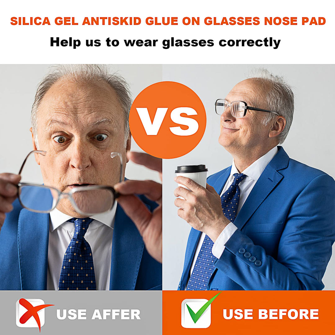 SMARTTOP2.5mm Eye Glasses Nose Pads -10 Pairs Soft Sili