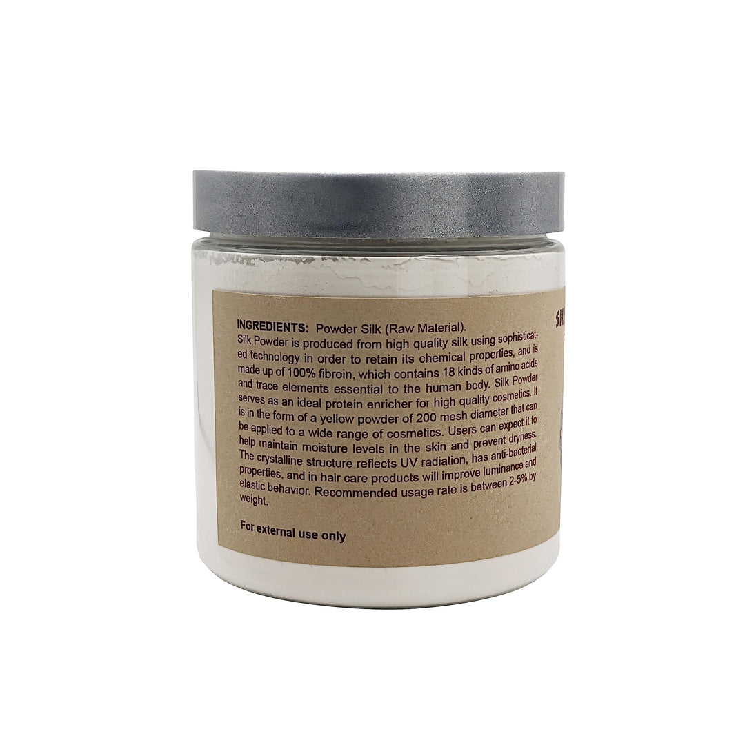 Best Nature&#39;s Silk Powder (8 fl oz | 240ml) - 100% RAW, Clean, Cosmetic Grade - Pure and Organic Silk powder for Face and Hair - Suitable for Use in Soap Making, Shampoo, Makeup, Hair Treatments …