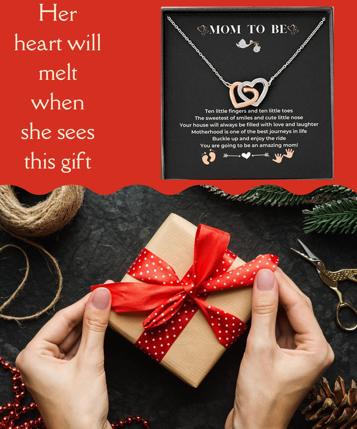 Mom to Be Gift - Sterling Silver Necklace Pregnancy Gifts for First Time Moms New Mom Gifts for Women Pregnant Mom Gifts First Time Mom Expecting Mom Baby Shower Gifts Ideas