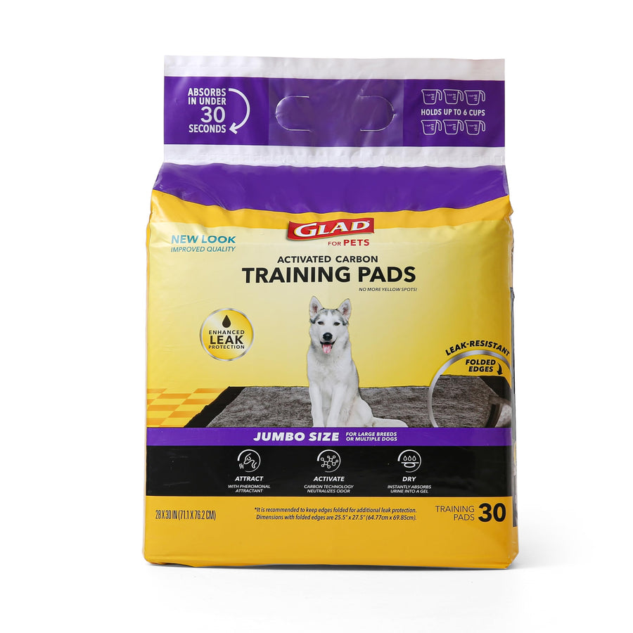 Glad for Pets Extra Large Charcoal Dog Training Pads - 