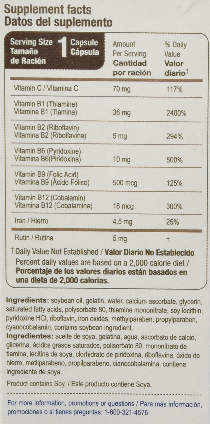 Bedoyecta Multivitamin Contains Iron, Folic Acid, Vitam