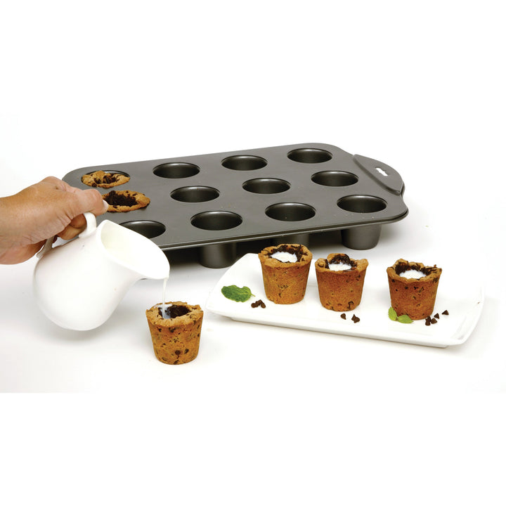 Norpro 3971 Nonstick Mini Popover Pan, 12 Count