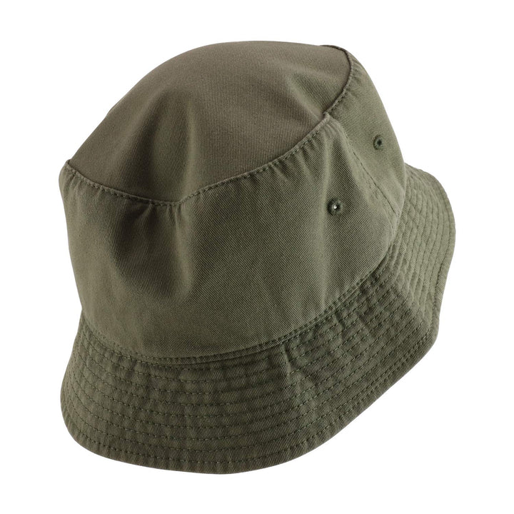 Oversized Big Size Men&#39;s Cotton Bucket Hat - Olive - XL-2XL