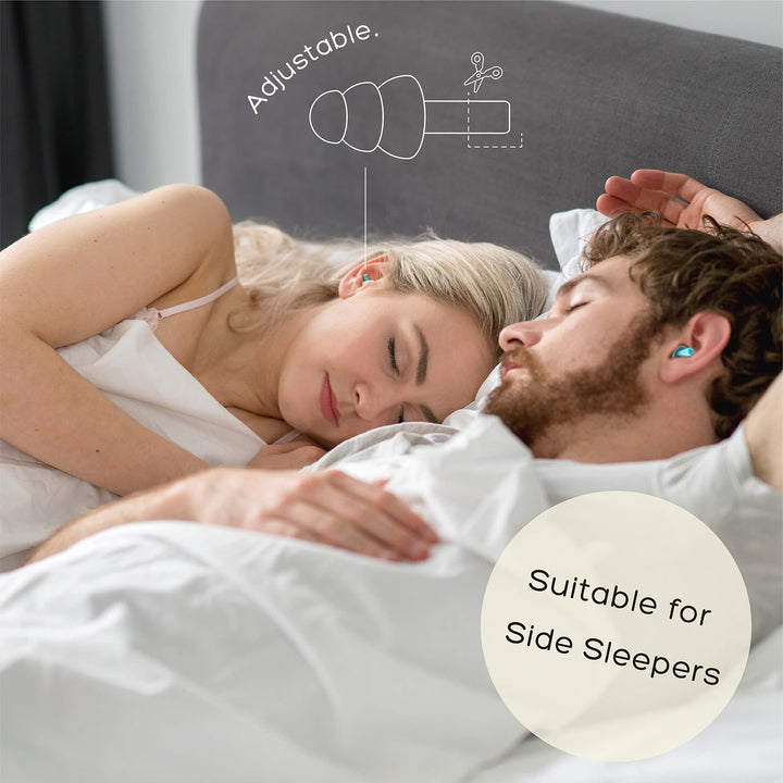 Reusable Silicone Ear Plugs - ANBOW Waterproof Hypoalle