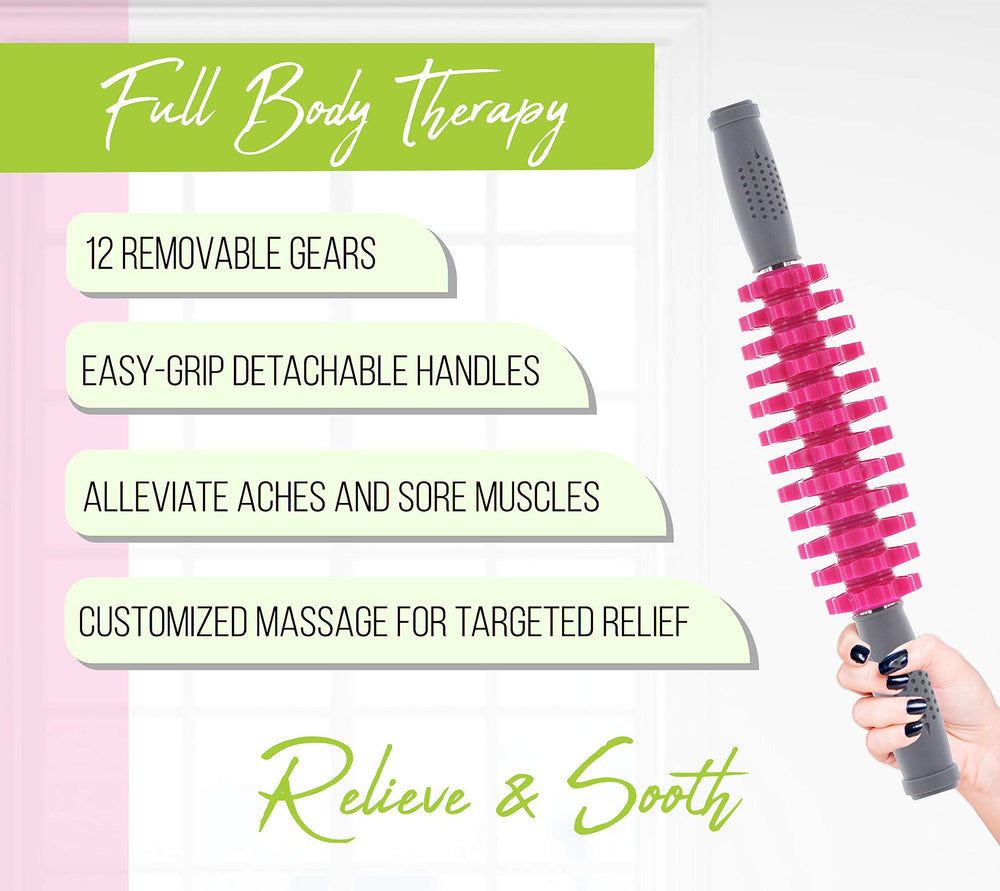 Nicole Miller Muscle Roller, 16.5 Body Massage Back Leg
