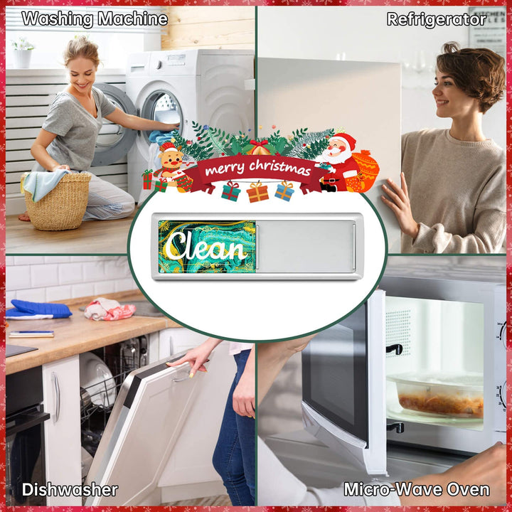 Dirty Clean Dishwasher Magnet - Clean-Dirty-Magnet for Dishwasher Magnet for Dishwasher Dish Bin That Says Clean Or Dirty Dish Washer Refrigerator for Kitchen Organization and Storage Necessities