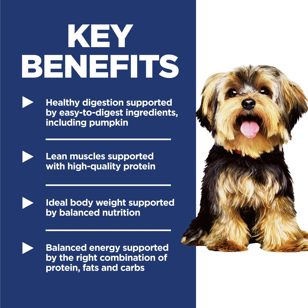 Hill&#39;s Science Diet Small &amp; Mini, Adult 1-6, Small &amp; Mini Breeds Premium Nutrition, Dry Dog Food, Lamb &amp; Brown Rice, 4.5 lb Bag