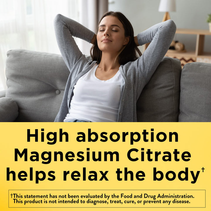 Magnesium Citrate 250 mg per serving, Magnesium Supplement for Muscle, Nerve, Bone and Heart Support, 120 Softgels, 60 Day Supply