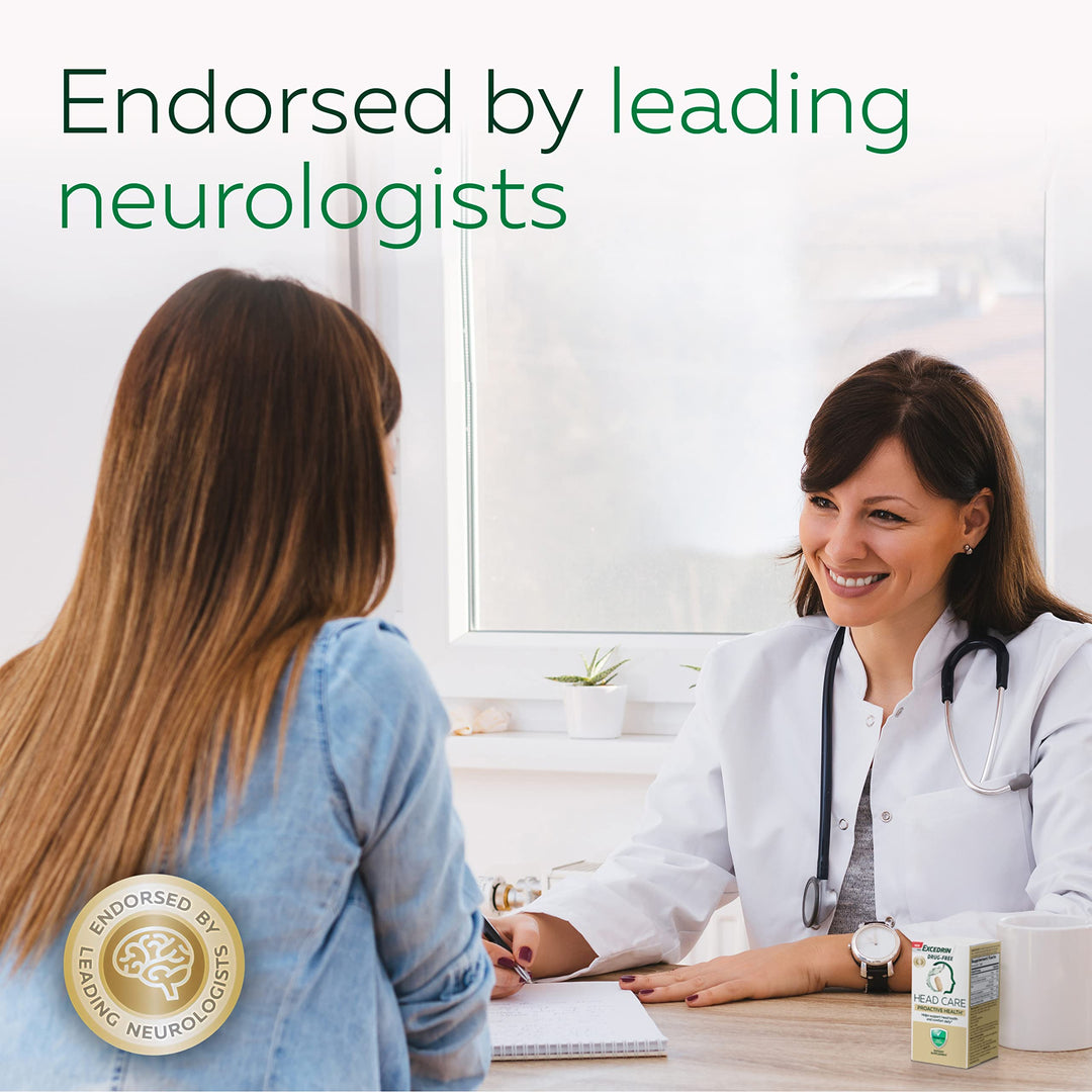 Head Care Proactive Health with Magnesium, Riboflavin, Vitamin B6, Folic Acid and Vitamin B12, Dietary Supplement Supports Head Health and Comfort Daily – 110 Count