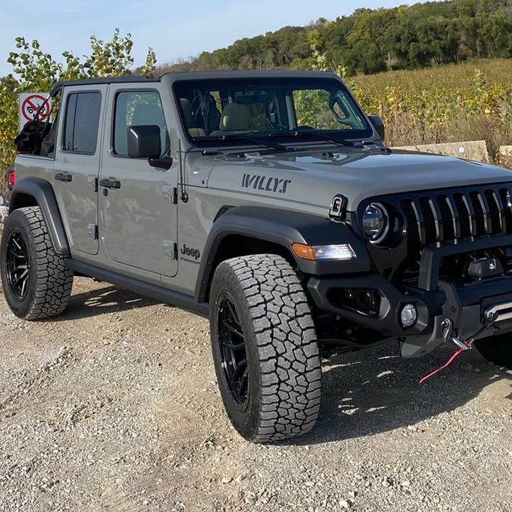 13 Inch Antenna for Jeep Wrangler Gladiator 2007-2024, Short Antenna Upgrade for Jeep JL JK Radio Antenna Rubicon Sahara Unlimited Sport Willys 4xe Mojave High Altitude Jeep Accessories