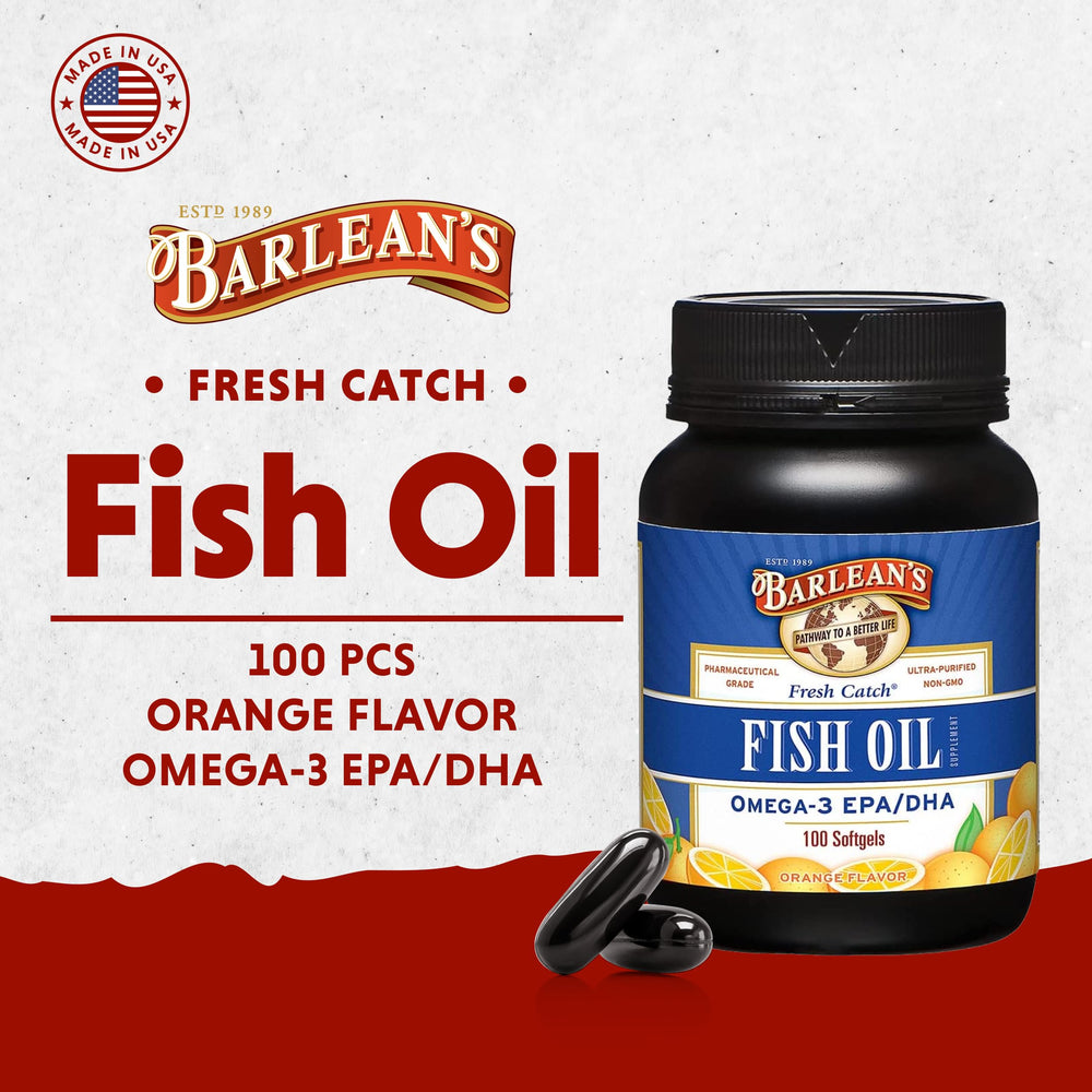 Barlean's Fish Oil Omega 3 Supplement, EPA and DHA 