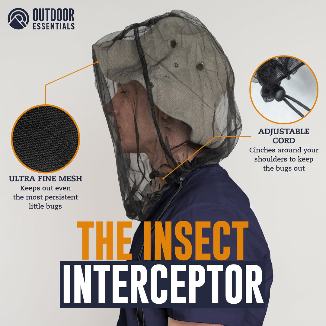 Mosquito Head Net - Bug Net for Head - Face Mosquito Ne