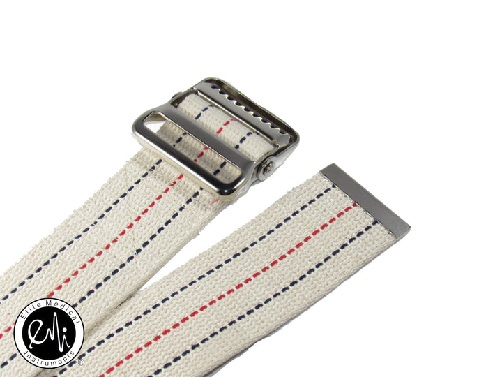 EMI 60 Gait Transfer Belt WHITE with METAL Buckle 100% 