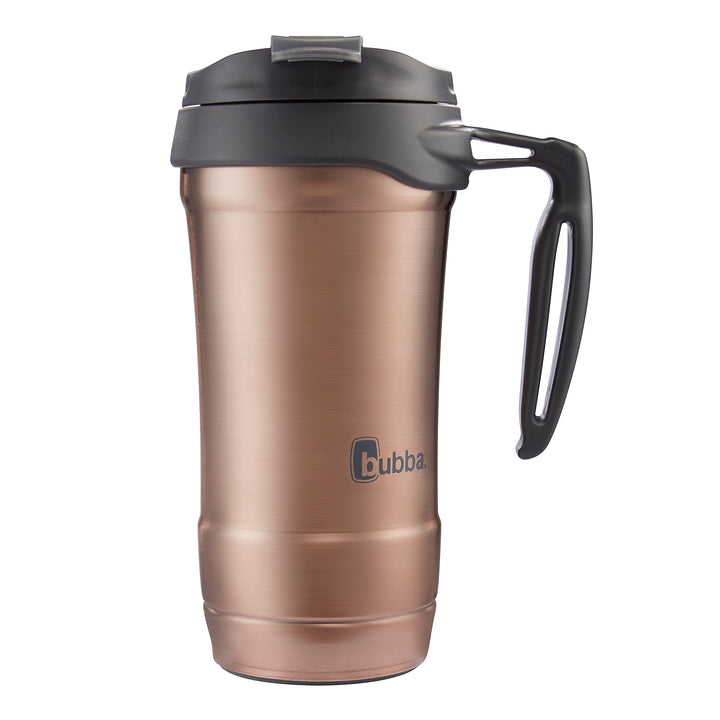 Hero Stainless Steel Travel Mug with Handle, 18 oz., Rose Gold