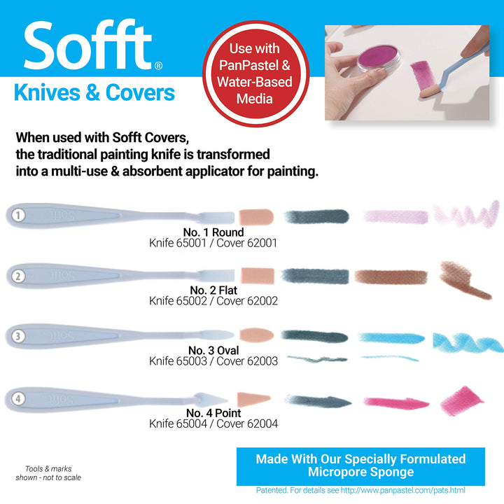 Armadillo Art &amp; Craft Colorfin Sofft Knife &