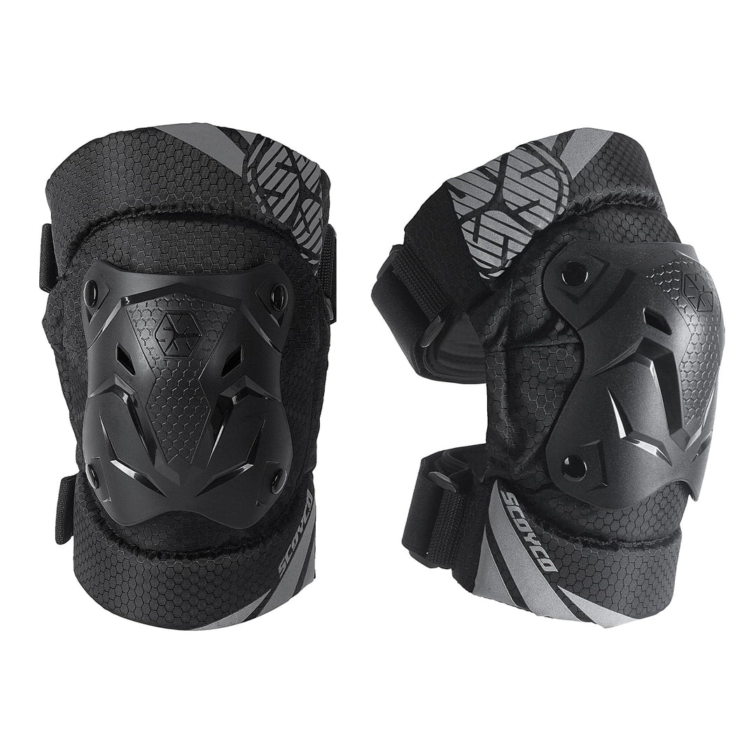 Motorcycle Knee Pads Men Knee and Shin Guard Knee Cap Pads Protector Dirt Bike Body Armor Green for Motocross Racing Mountain Biking